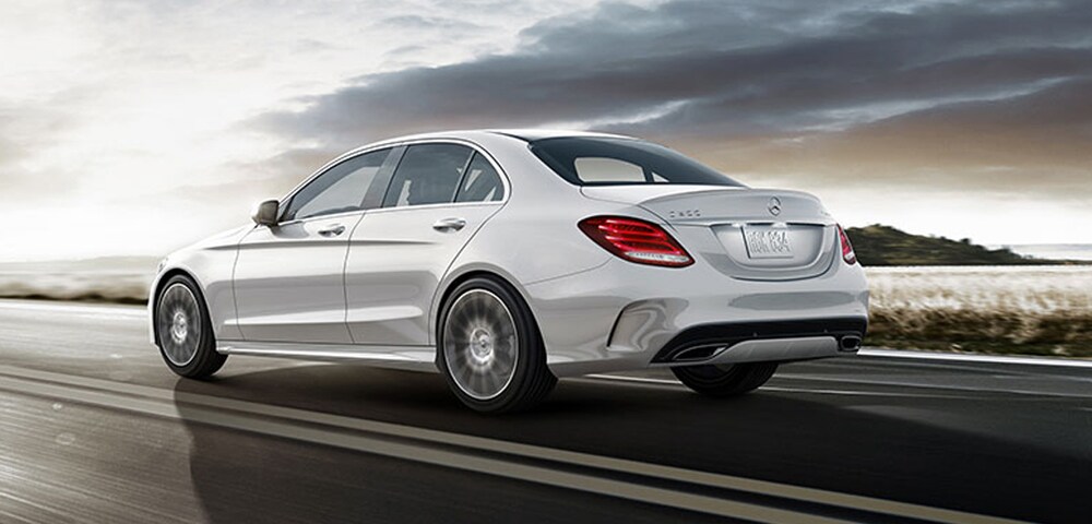 Rear view of 2018 Mercedes-Benz C-Class