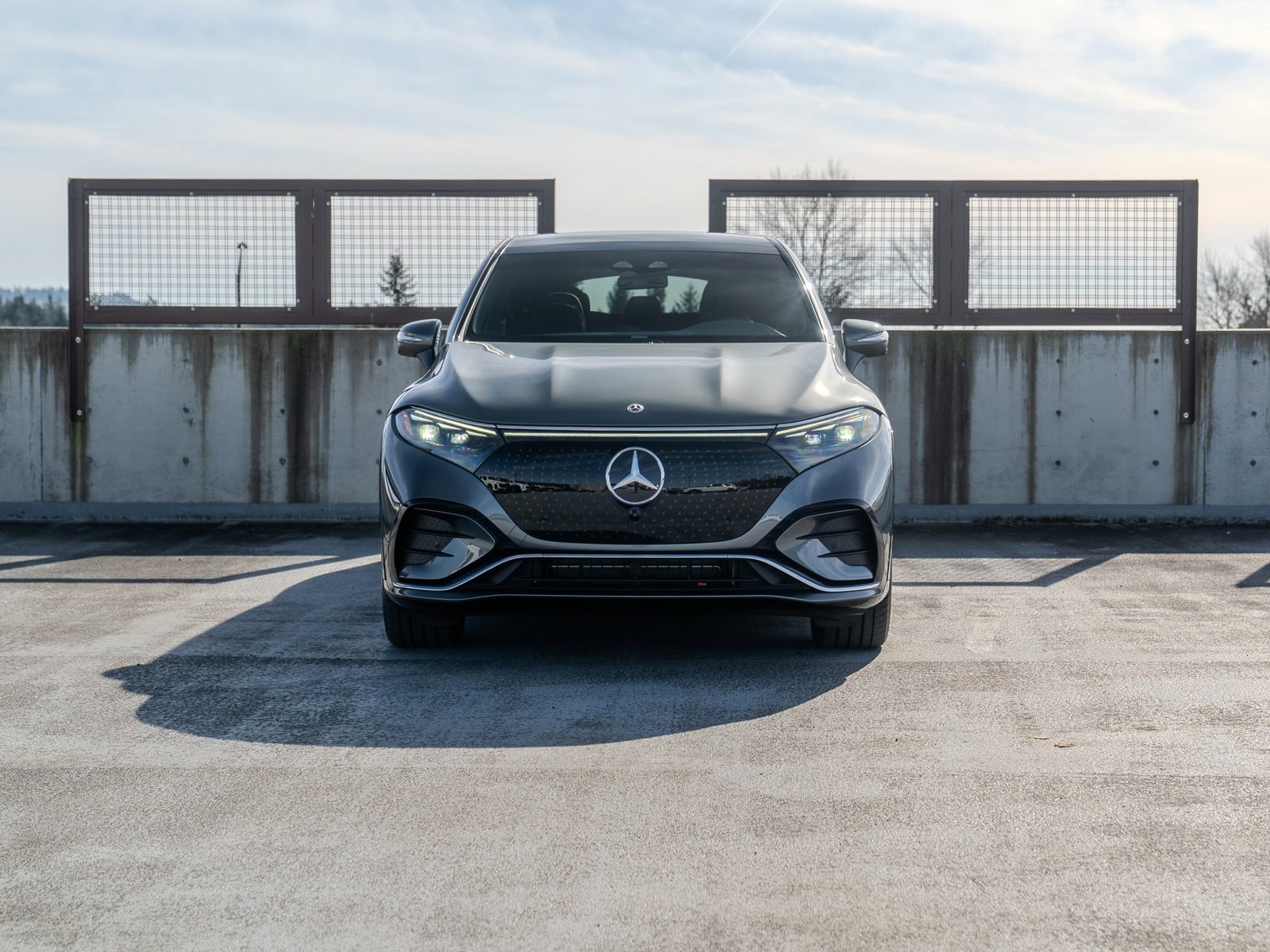 Used 2025 Mercedes-Benz EQS SUV Base with VIN 4JGDM4EB5SA037917 for sale in Bellevue, WA