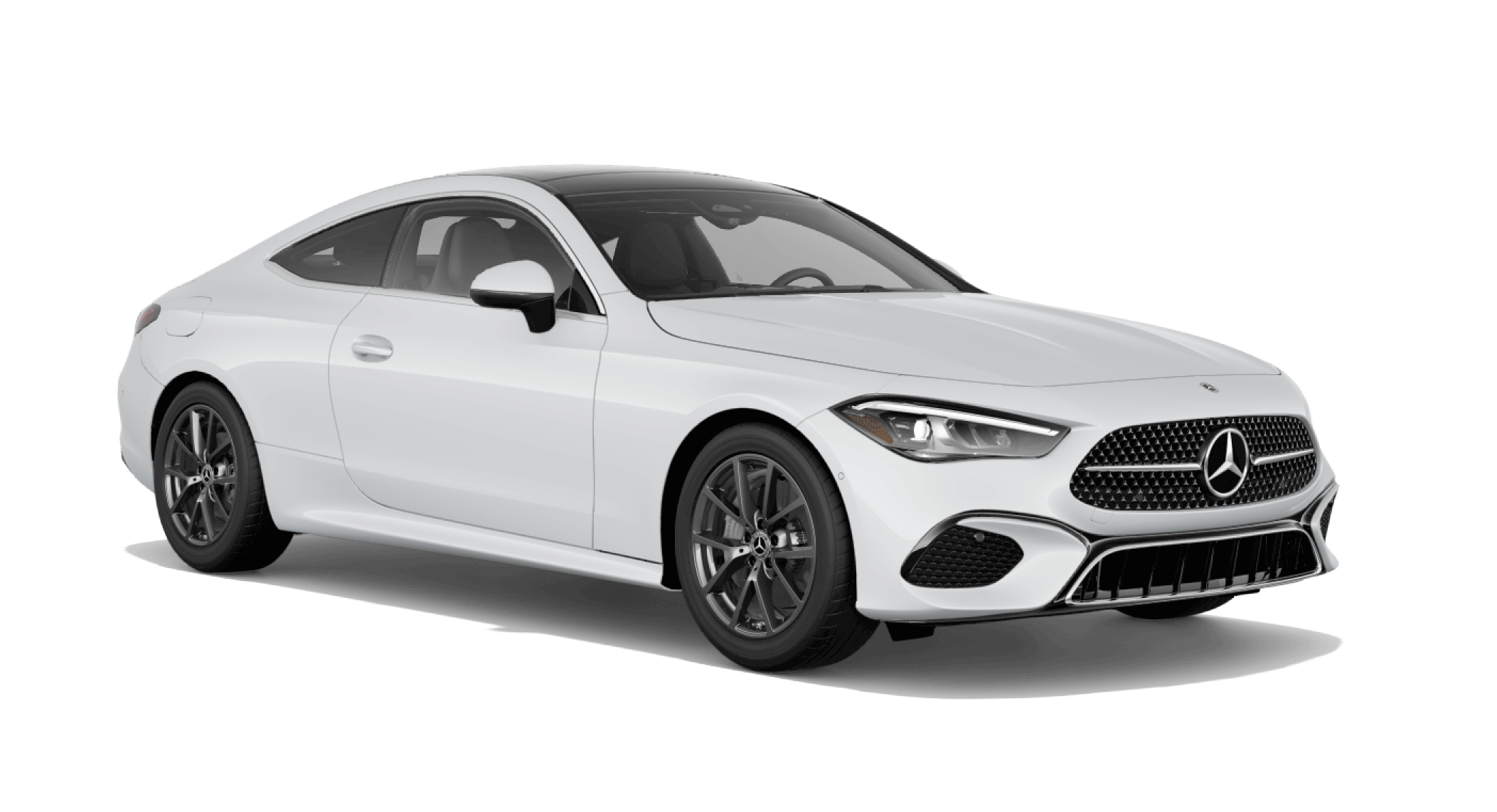Learn about the Mercedes-Benz CLE exterior color options Mercedes-Benz CLE in MANUFAKTUR Moonlight White Metallic