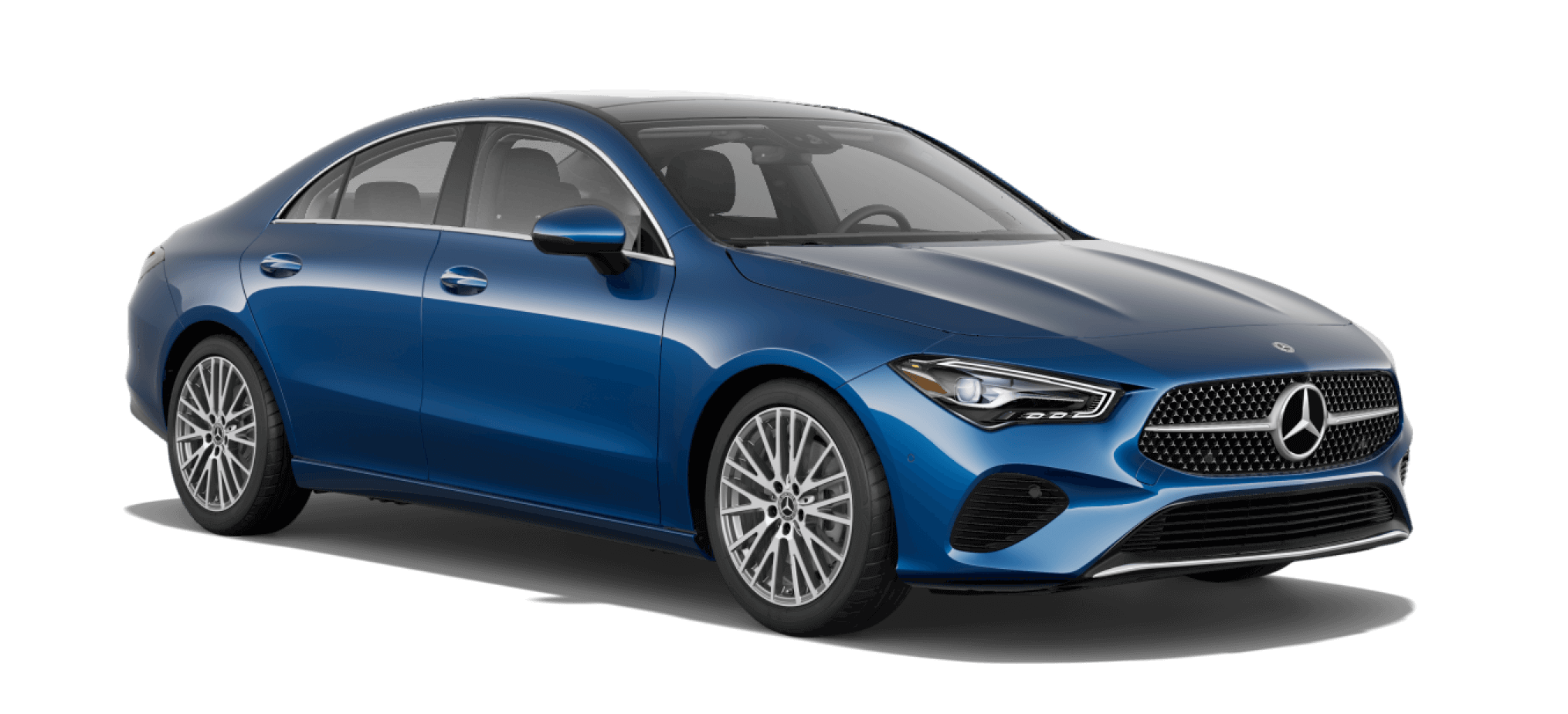 Learn about the 2025 CLA exterior color options 2025 CLA in Starling Blue Metallic