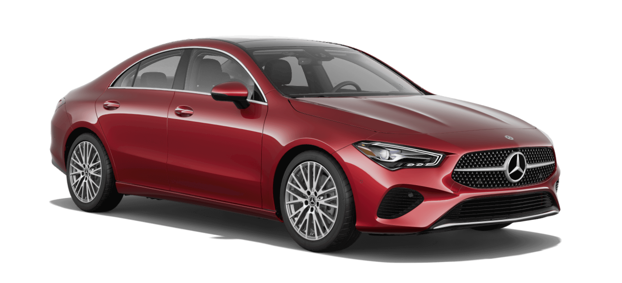 Learn about the 2025 CLA exterior color options 2025 CLA in MANUFAKTUR Patagonia Red Metallic