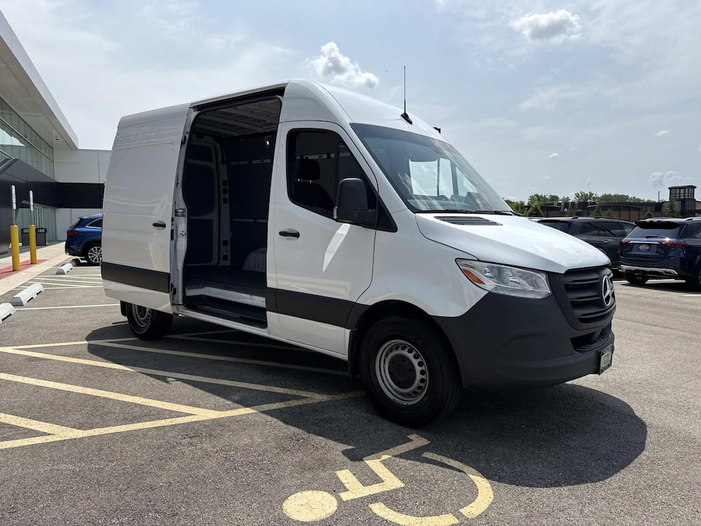 Used 2025 Mercedes-Benz Sprinter 2500 Standard Roof 4-Cyl Diesel Van Cargo Van