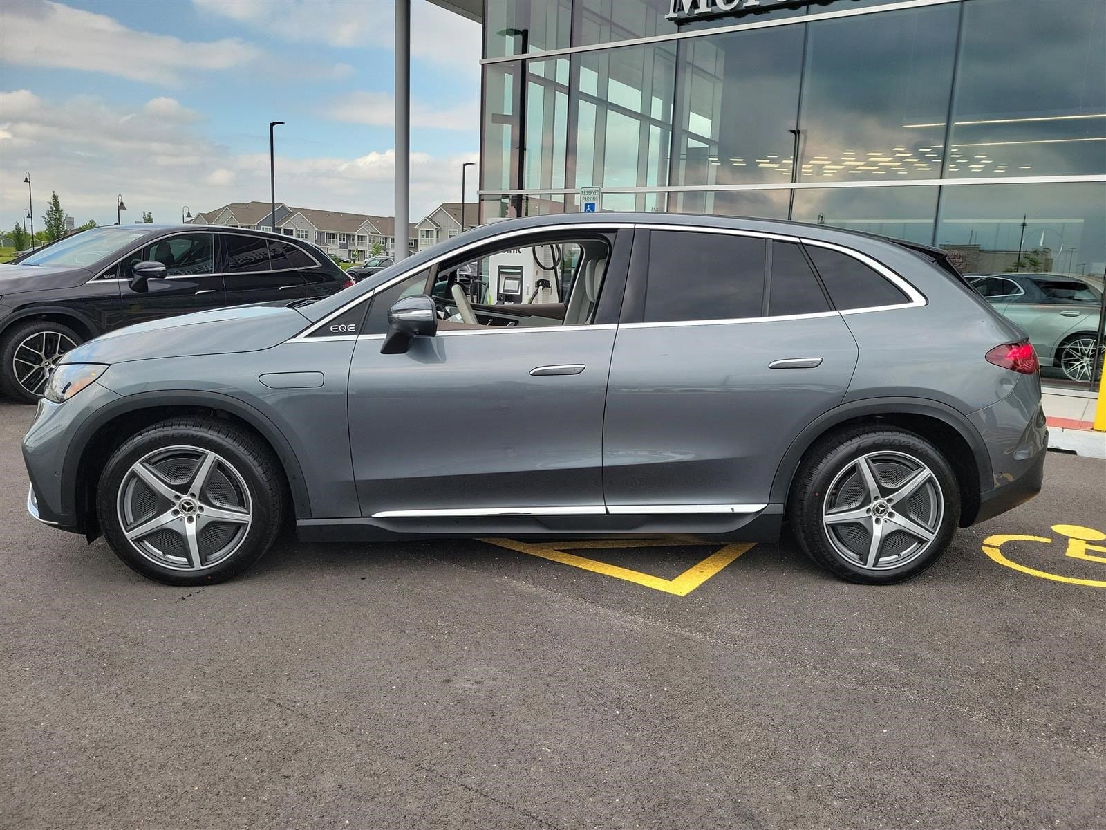 Certified 2023 Mercedes-Benz EQE SUV Base with VIN 4JGGM1CB8PA039411 for sale in Romeoville, IL