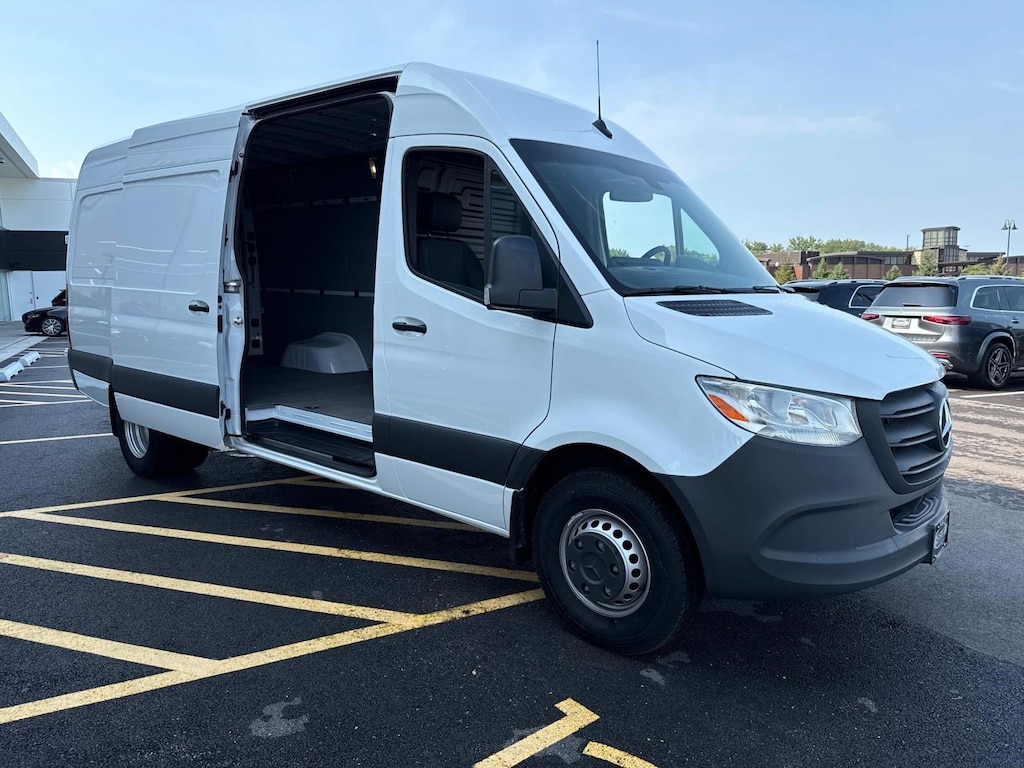 Used 2024 Mercedes-Benz Sprinter 3500 High Roof 4-Cyl Diesel HO Van Cargo Van