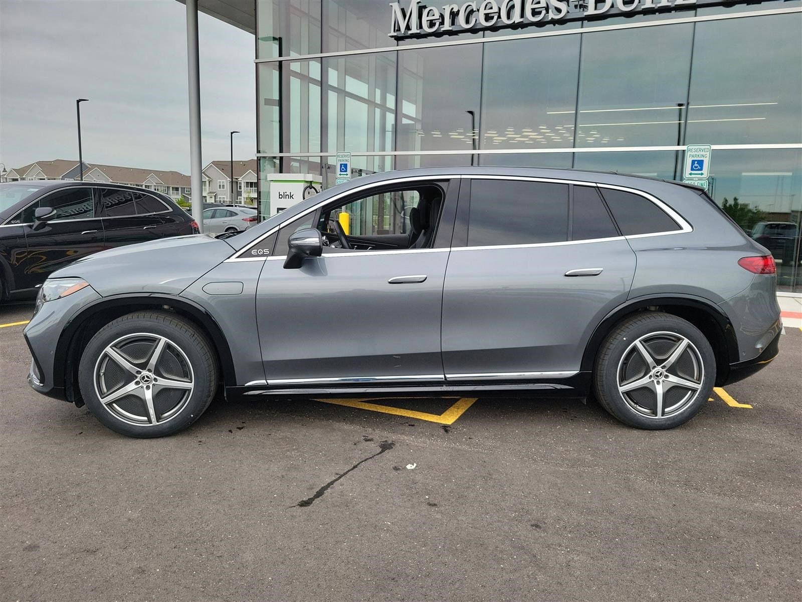 Certified 2023 Mercedes-Benz EQS SUV Base with VIN 4JGDM4EB7PA019149 for sale in Romeoville, IL