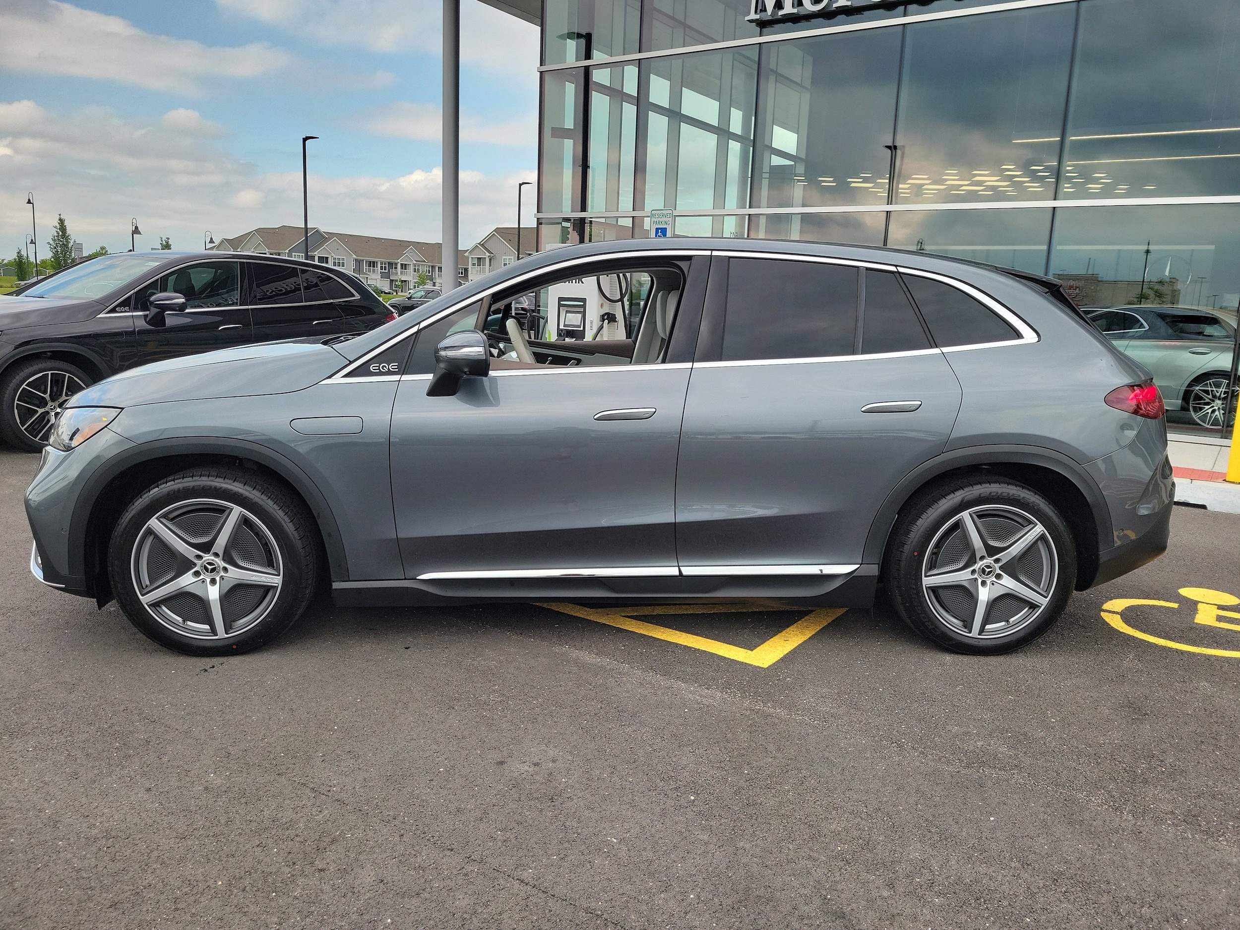 Certified 2023 Mercedes-Benz EQE SUV Base with VIN 4JGGM1CB8PA039411 for sale in Romeoville, IL