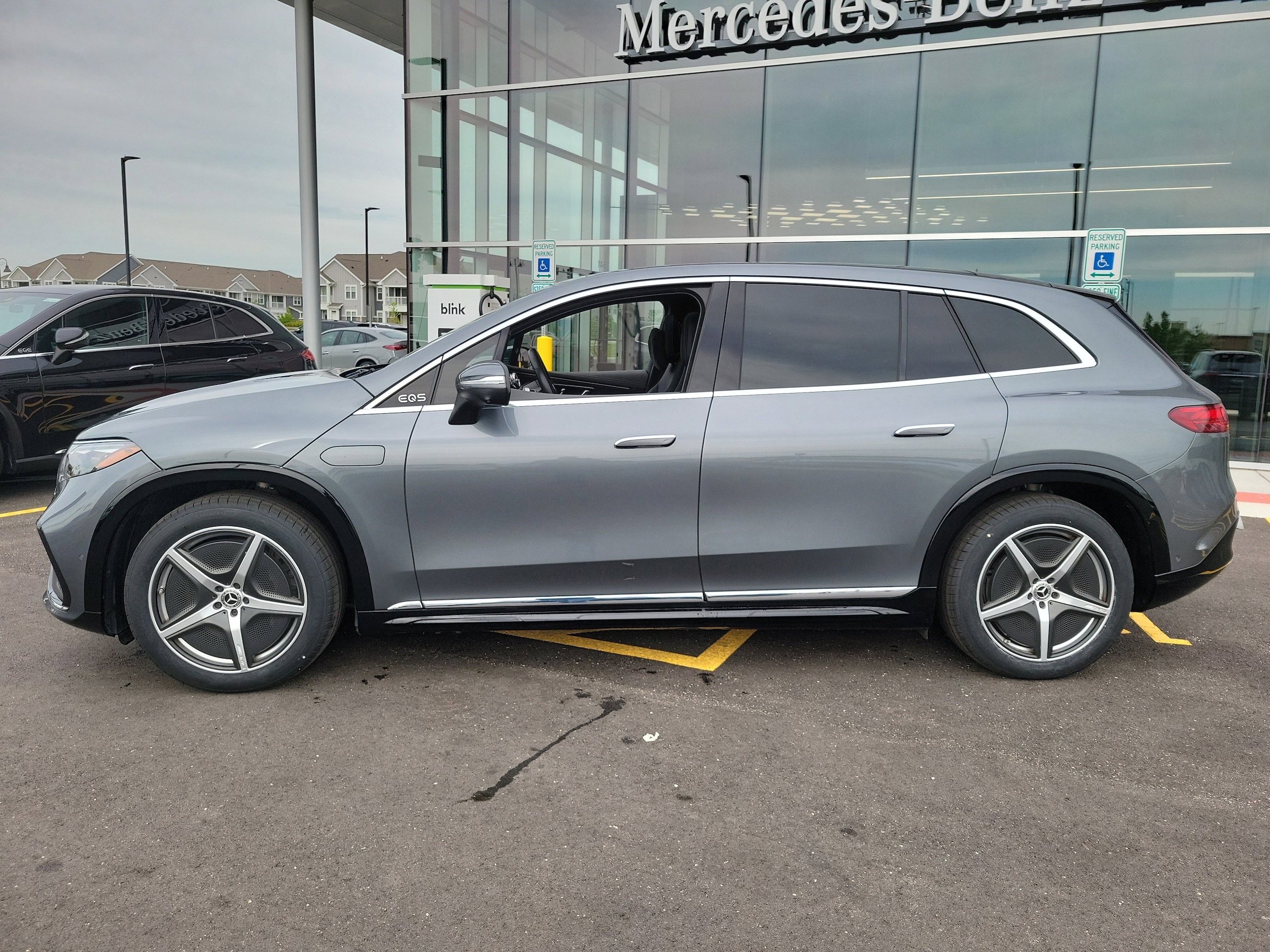 Certified 2023 Mercedes-Benz EQS SUV Base with VIN 4JGDM4EB7PA019149 for sale in Romeoville, IL