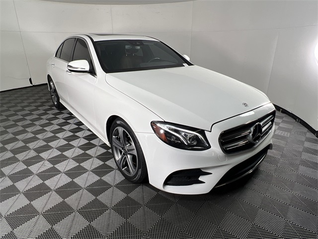 White Mercedes-Benz E-CLASS