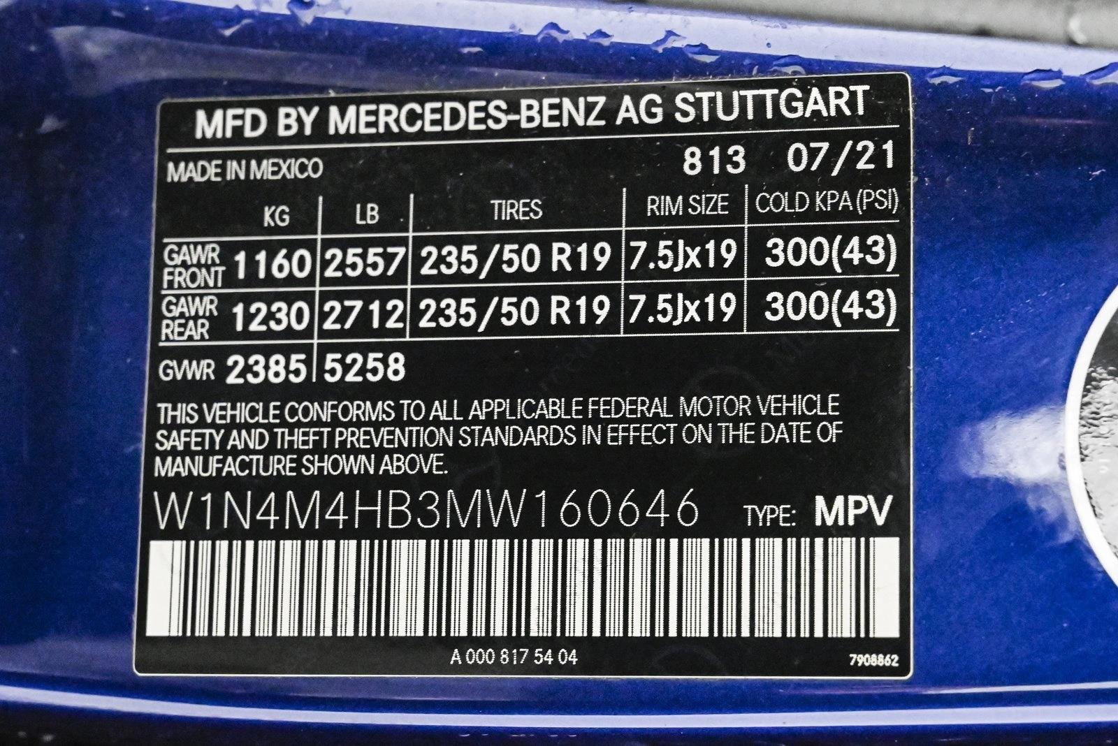 2021 MERCEDES-BENZ GLB-CLASS - Image 27