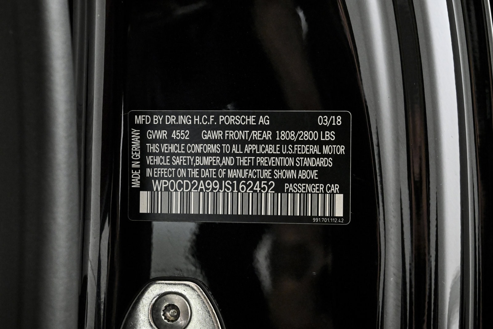 2018 PORSCHE 911 - Image 23