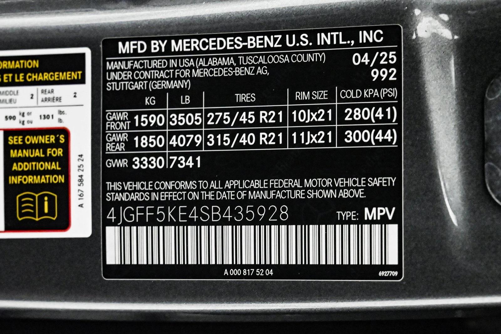 2025 MERCEDES-BENZ GLS-CLASS - Image 28