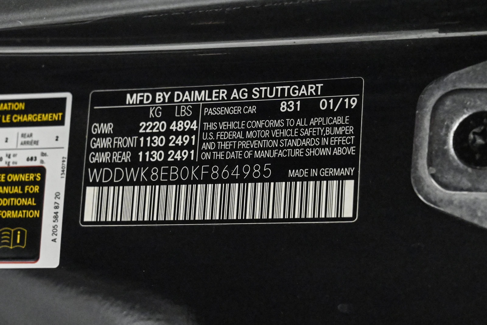 2019 MERCEDES-BENZ C-CLASS - Image 26