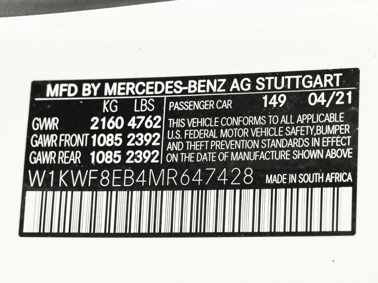 2021 MERCEDES-BENZ C-CLASS - Image 27