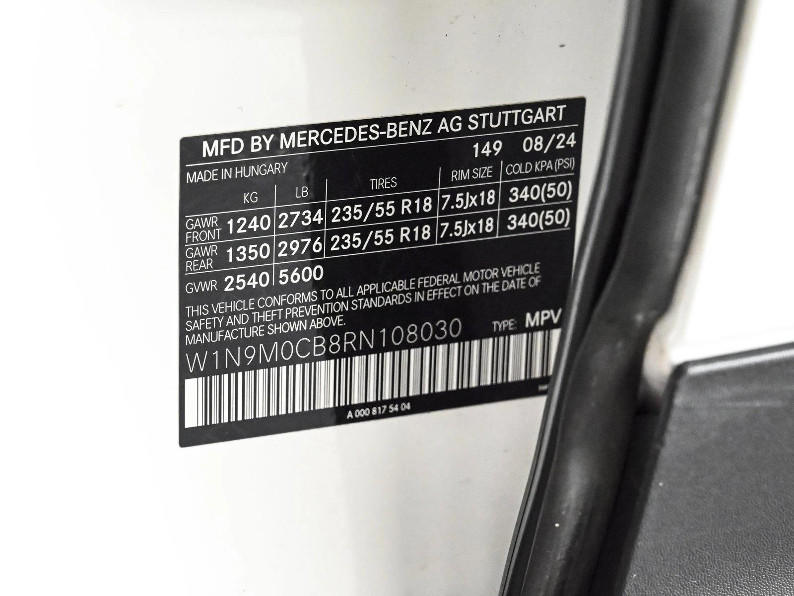 2024 MERCEDES-BENZ EQB-CLASS - Image 27