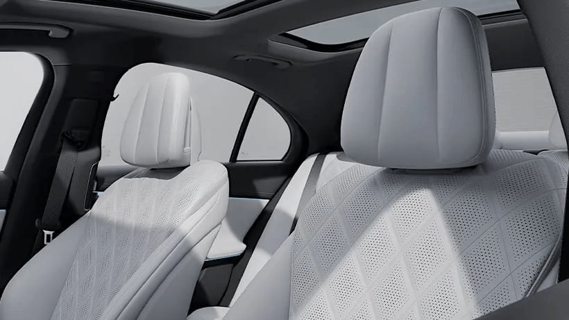 Interior shot of Mercedes-Benz E-Class Sedan