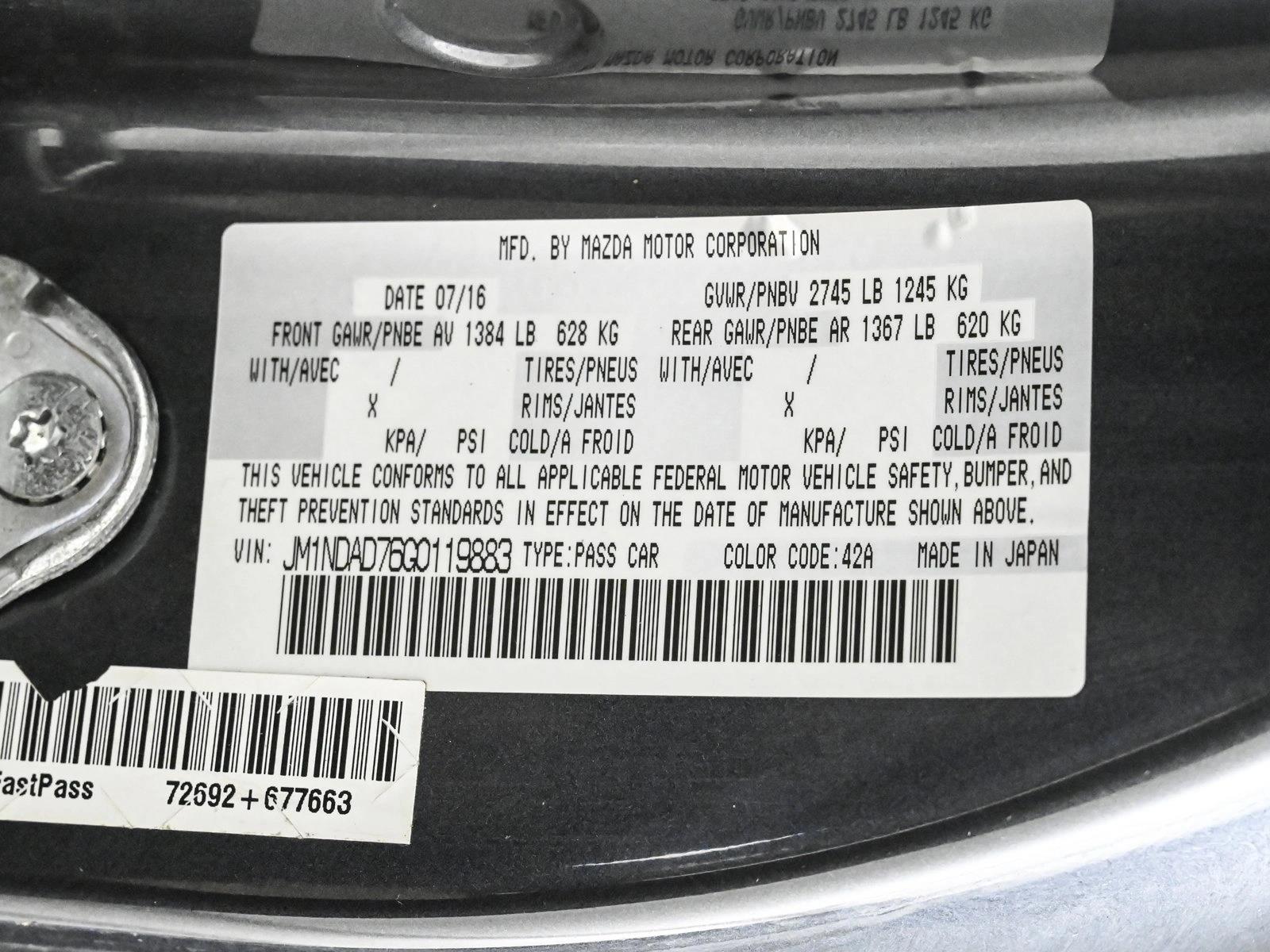 2016 MAZDA MX-5 - Image 23