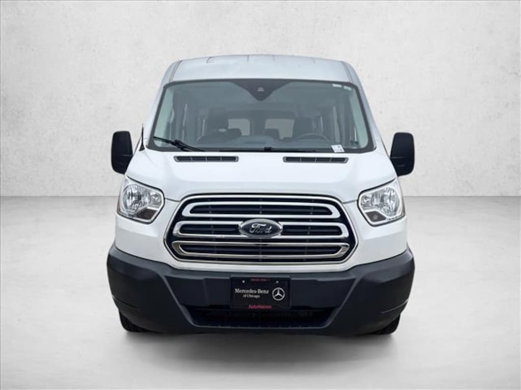 Used 2017 Ford Transit-350 XLT w/Sliding Pass-Side Cargo-Door Wagon Medium Roof Wagon