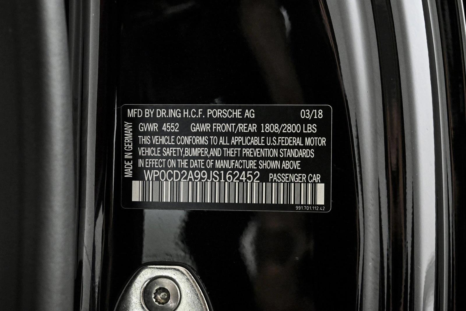 2018 PORSCHE 911 - Image 23