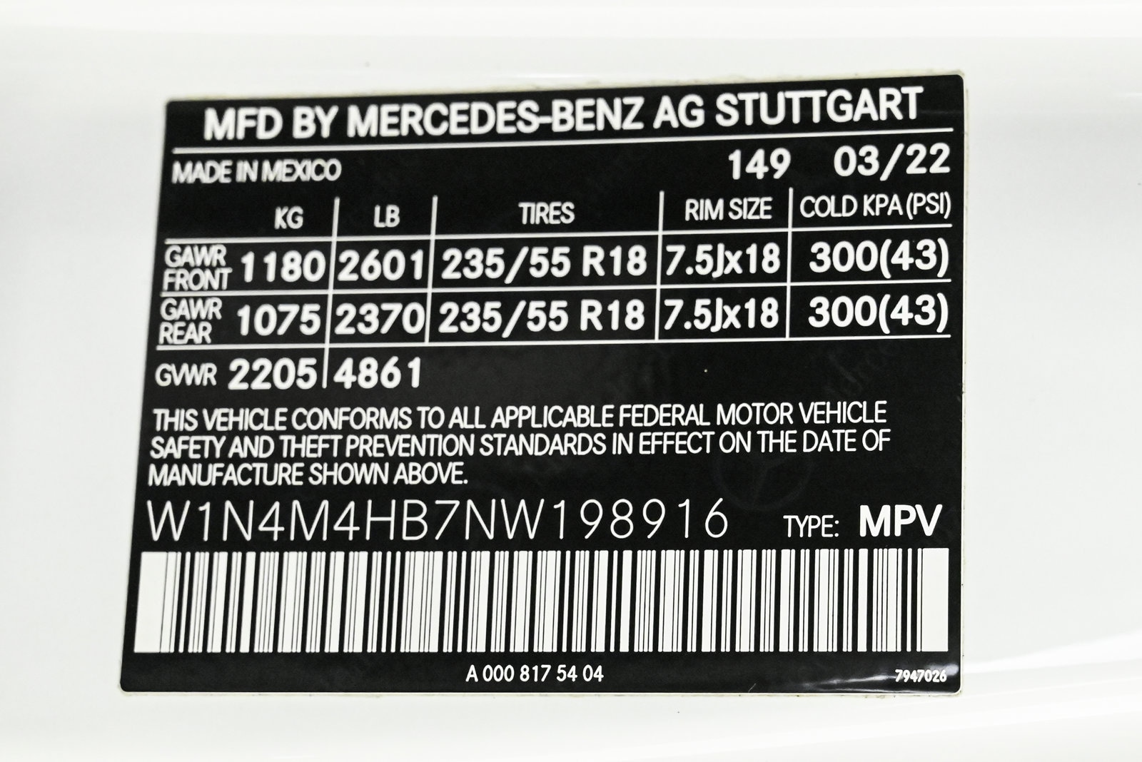 2022 MERCEDES-BENZ GLB-CLASS - Image 27