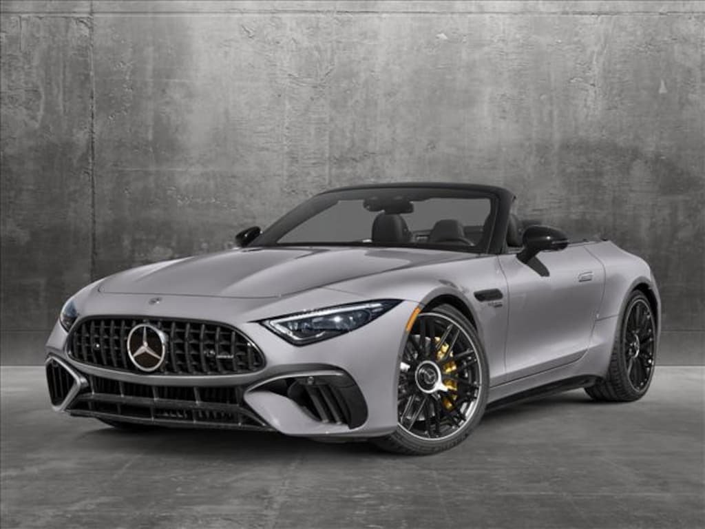 Voiture Miniature Mercedes-AMG SL 63 Cabriolet 2022-2025 - 1:64 Grise - Diecast Neuve (déballée)