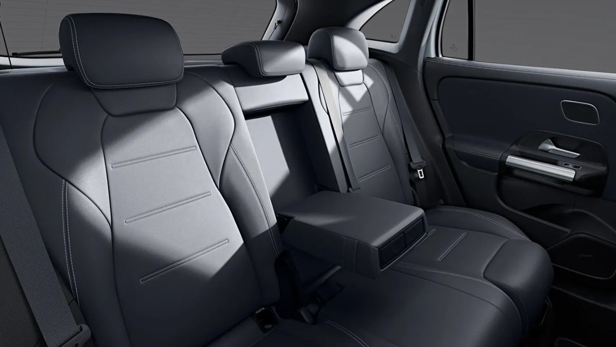 A view of the back seats inside a 2024 Mercedes-Benz GLA