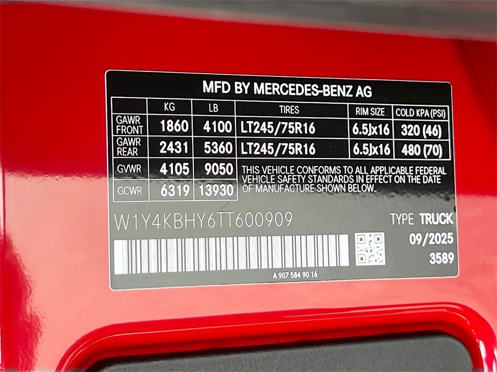 2026 Mercedes-Benz Sprinter Cargo Van Base - Photo 27