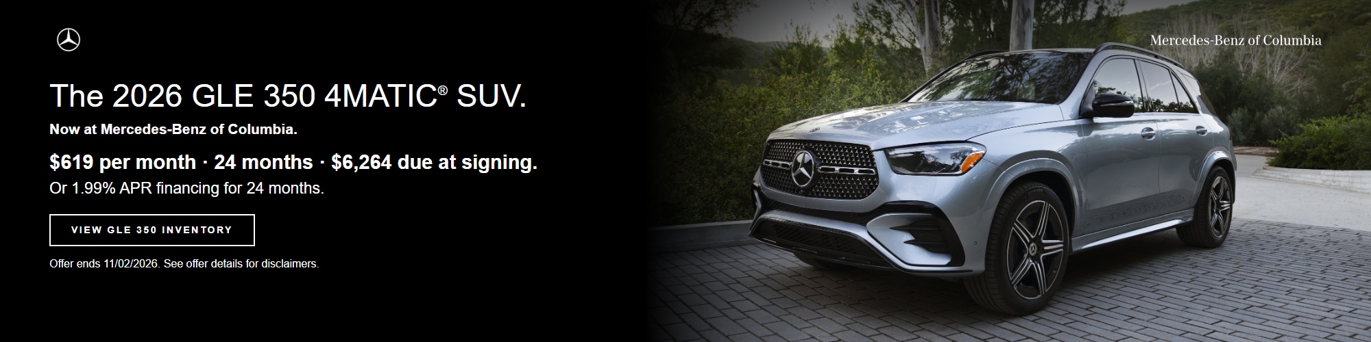 2026 GLE 350 4MATIC SUV Lease Special