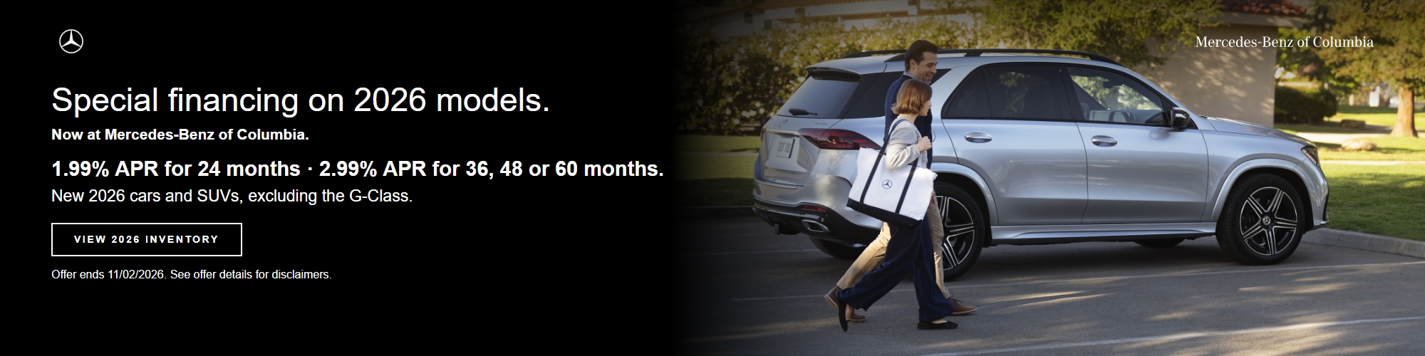 2026 Mercedes-Benz Special APR Financing