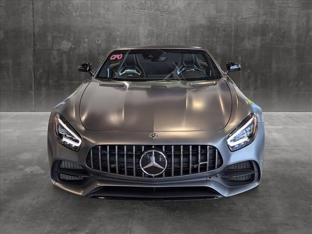 Certified 2021 Mercedes-Benz AMG GT Roadster Base with VIN W1KYK8CA5MA041682 for sale in Delray Beach, FL