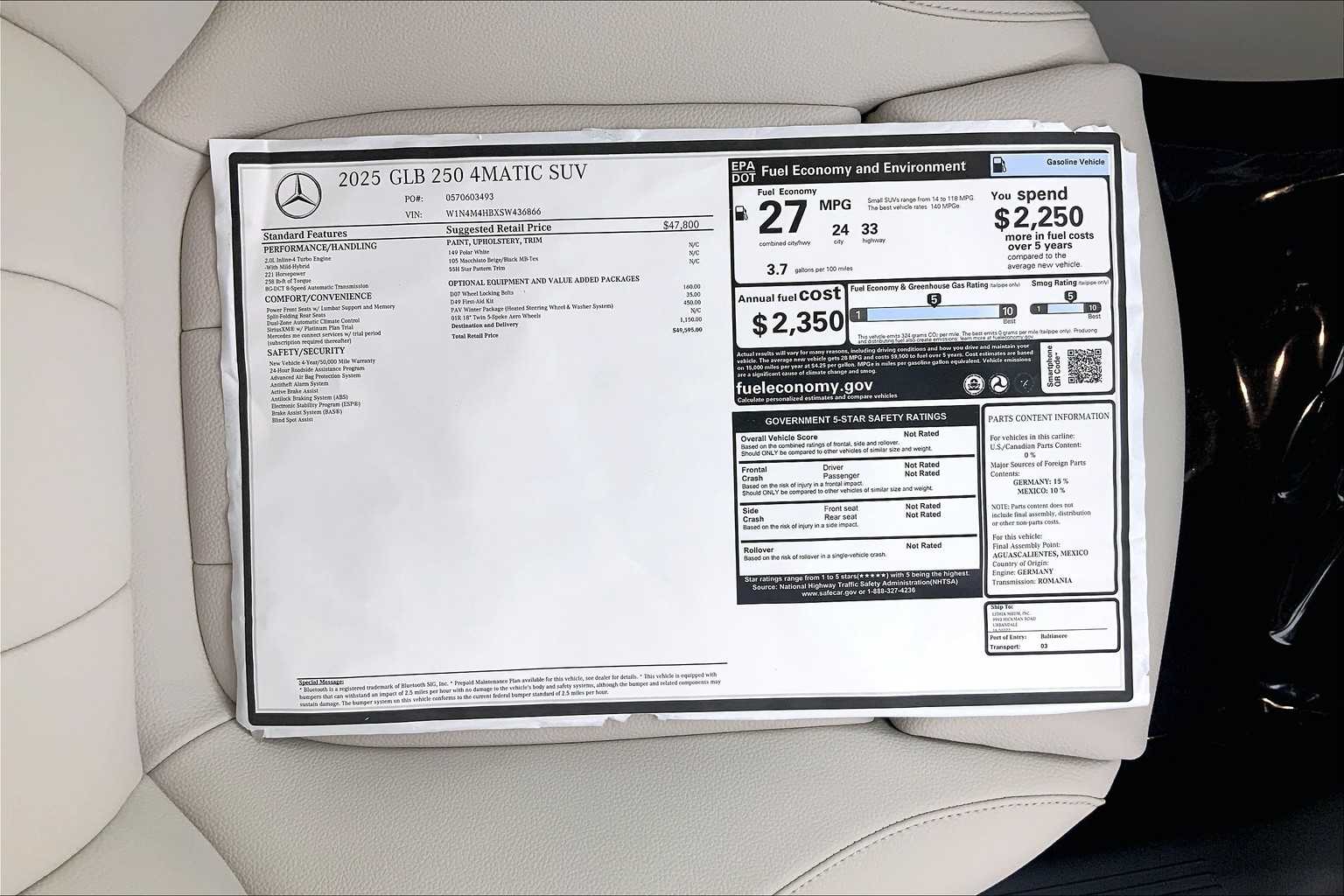 Thumbnail: 2025 Mercedes-Benz GLB - 26