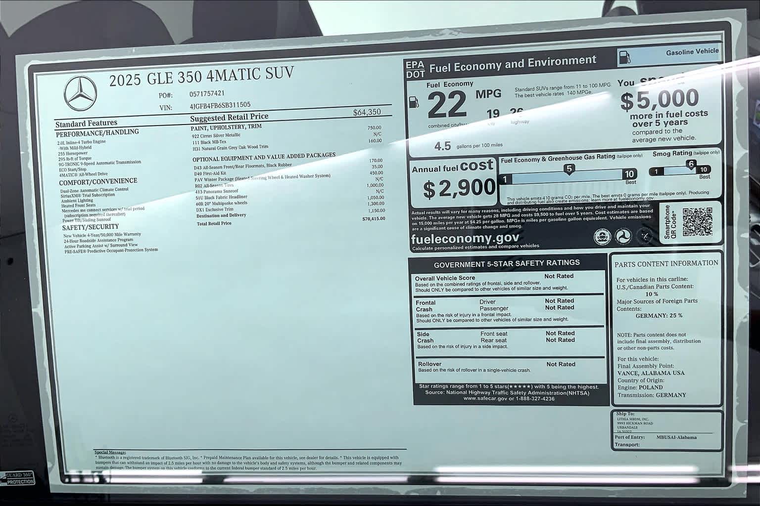 Thumbnail: 2025 Mercedes-Benz GLE - 25