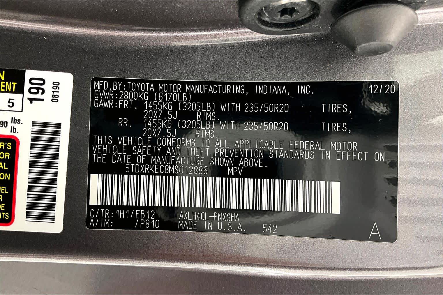 Thumbnail: 2021 Toyota Sienna - 29