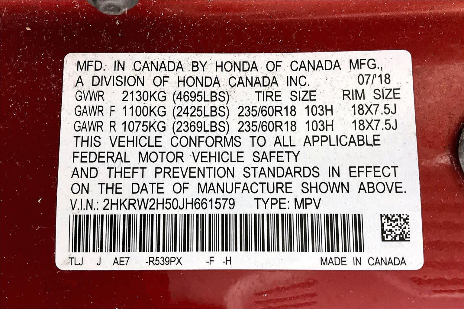 Thumbnail: 2018 Honda CR-V - 28