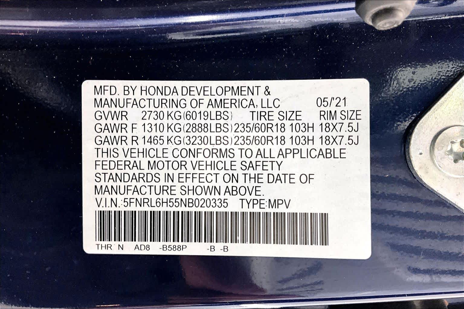 Thumbnail: 2024 Honda Odyssey - 30
