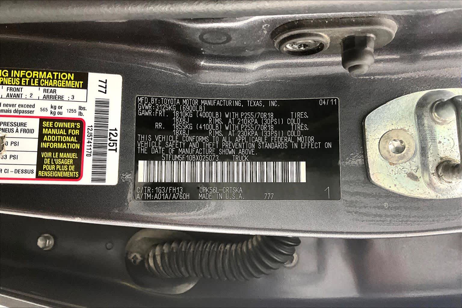 Thumbnail: 2011 Toyota Tundra - 29