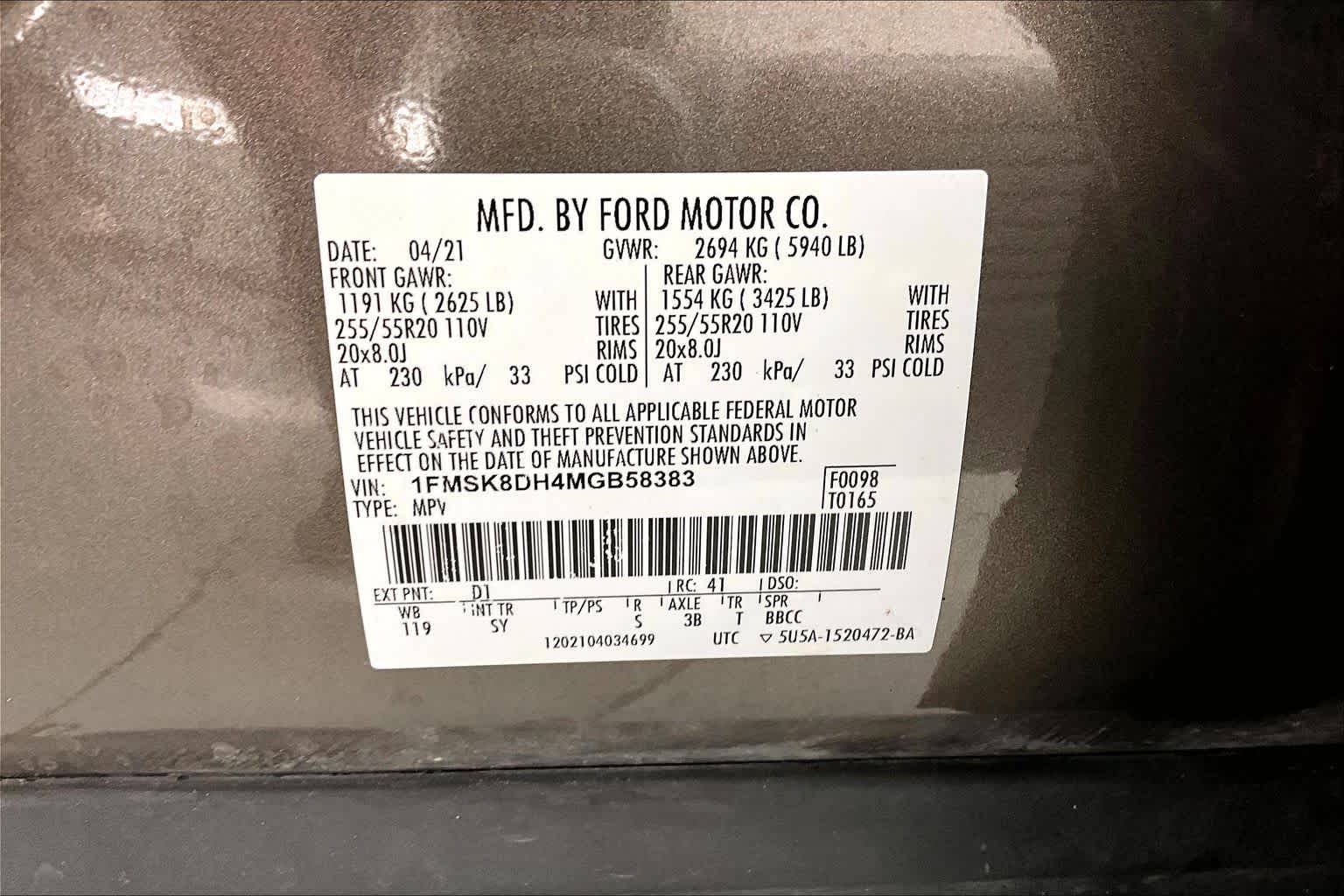 Thumbnail: 2021 Ford Explorer - 28