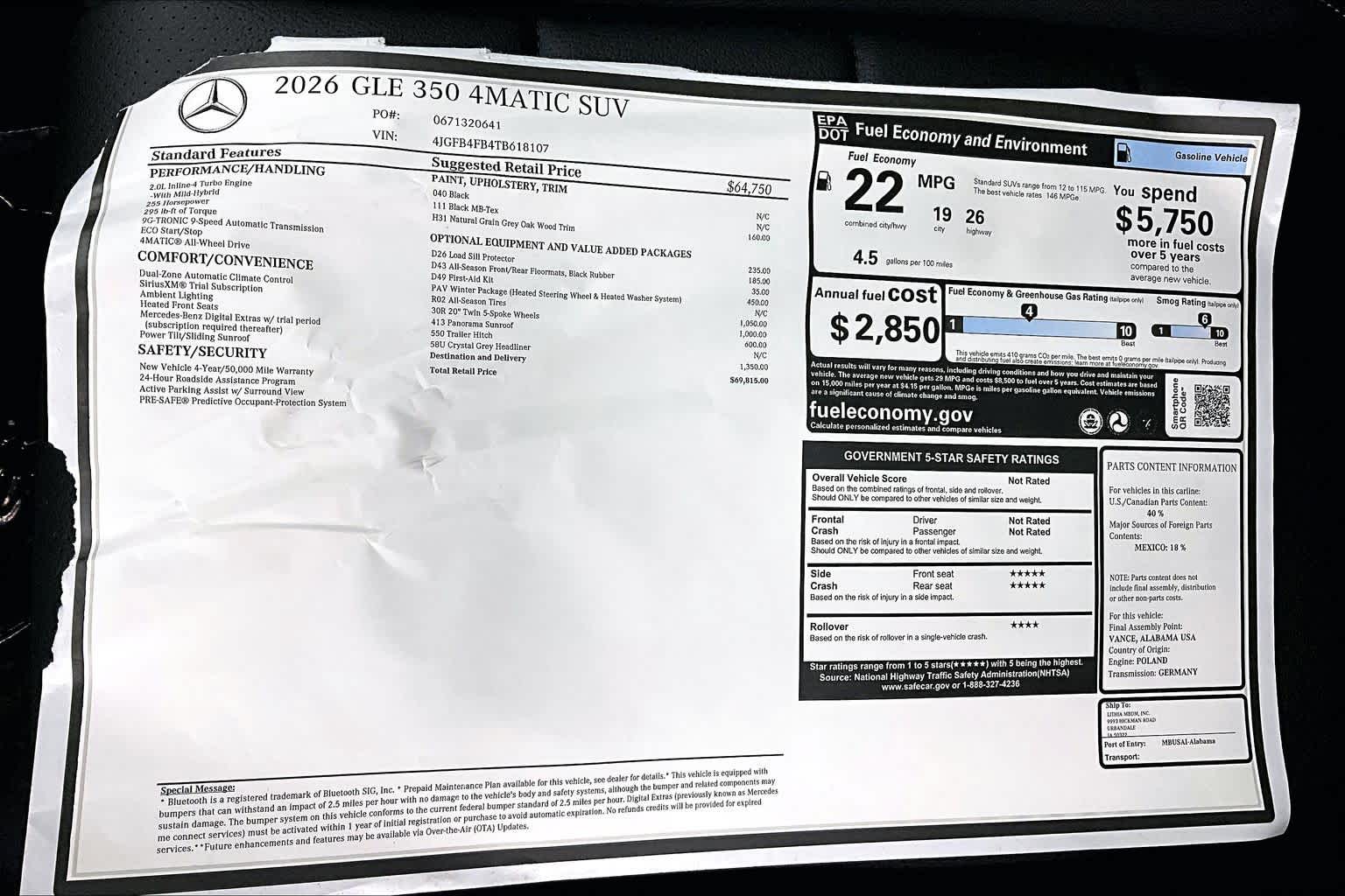 Thumbnail: 2026 Mercedes-Benz GLE - 26