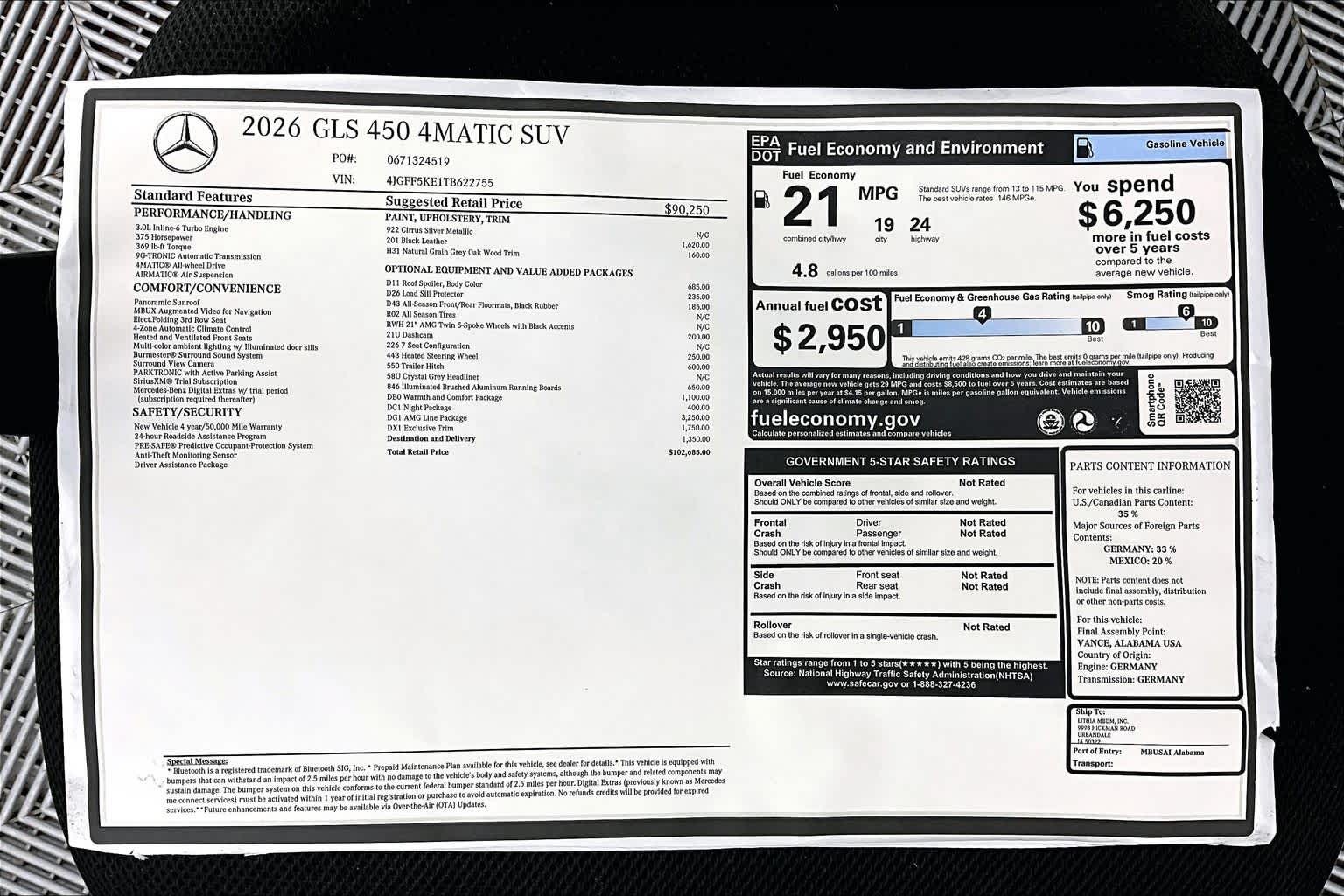Thumbnail: 2026 Mercedes-Benz GLS - 26