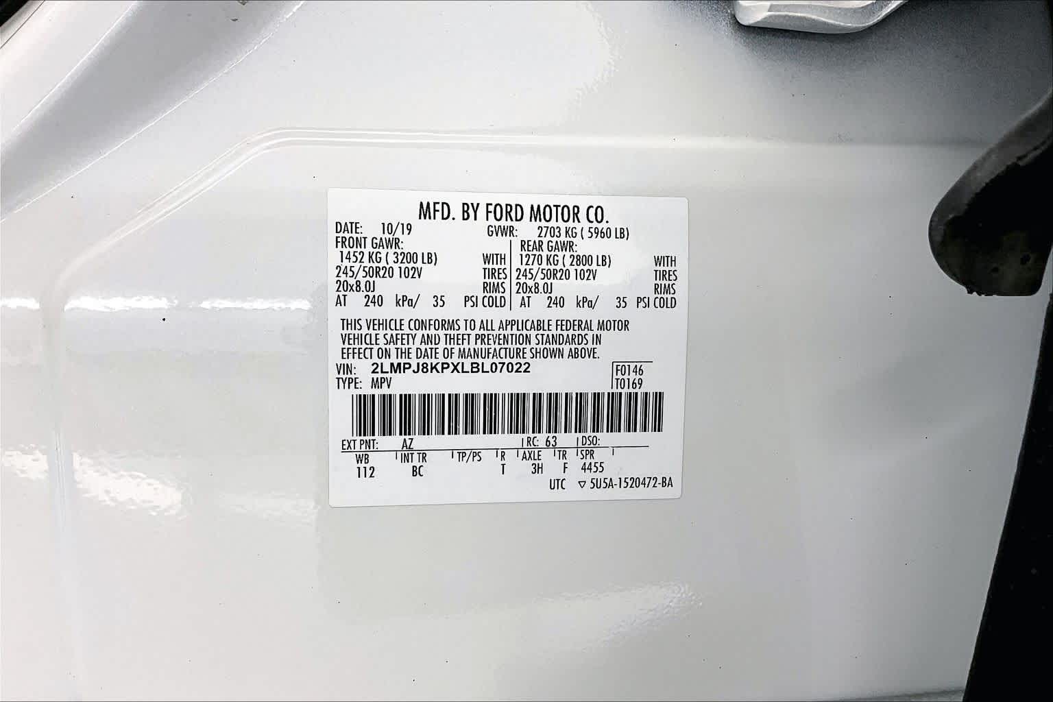 Thumbnail: 2020 Lincoln Nautilus - 30