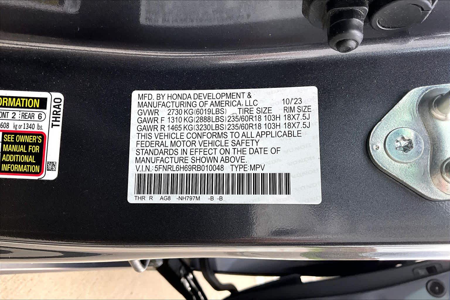 Thumbnail: 2024 Honda Odyssey - 27