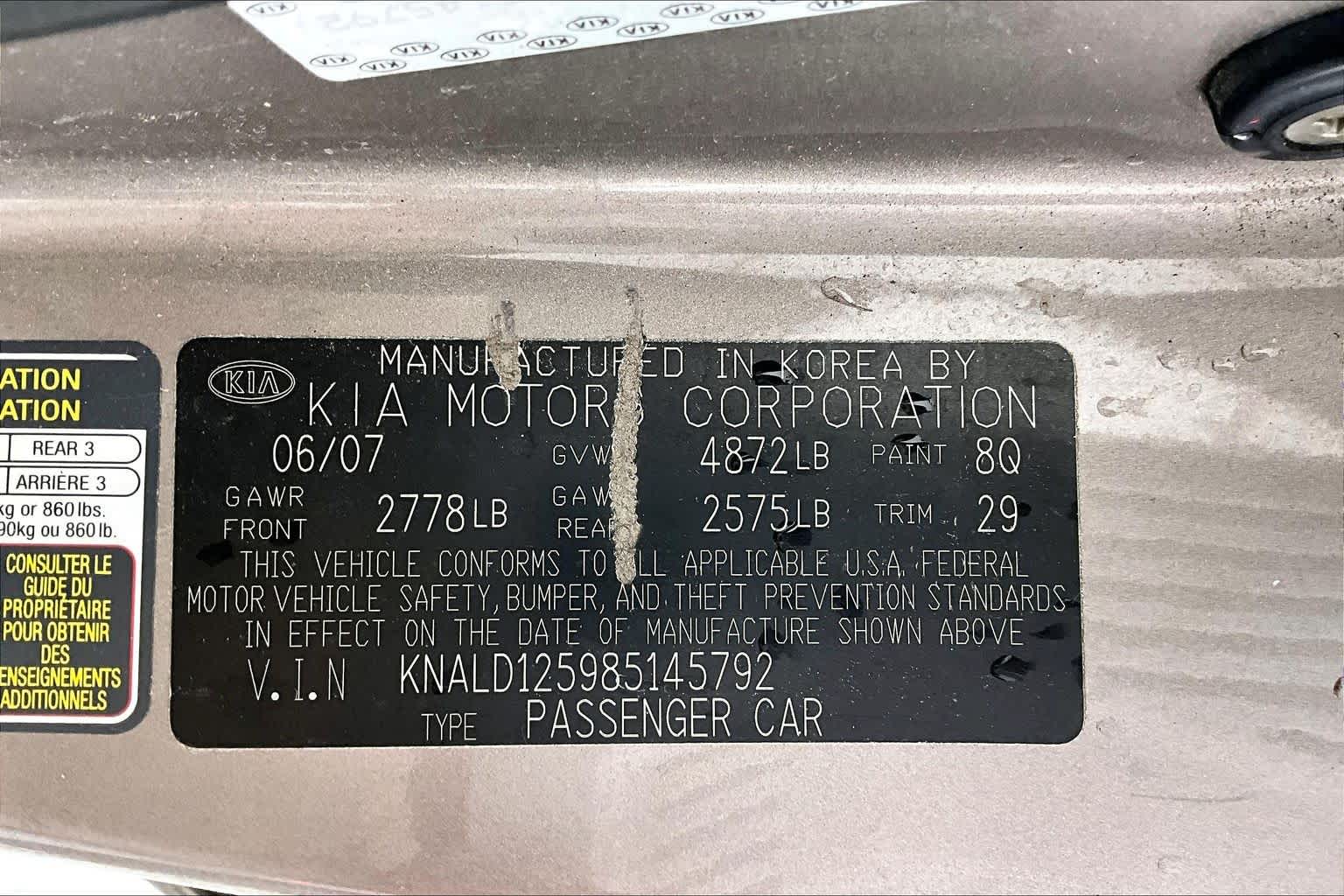 Thumbnail: 2008 Kia Amanti - 29