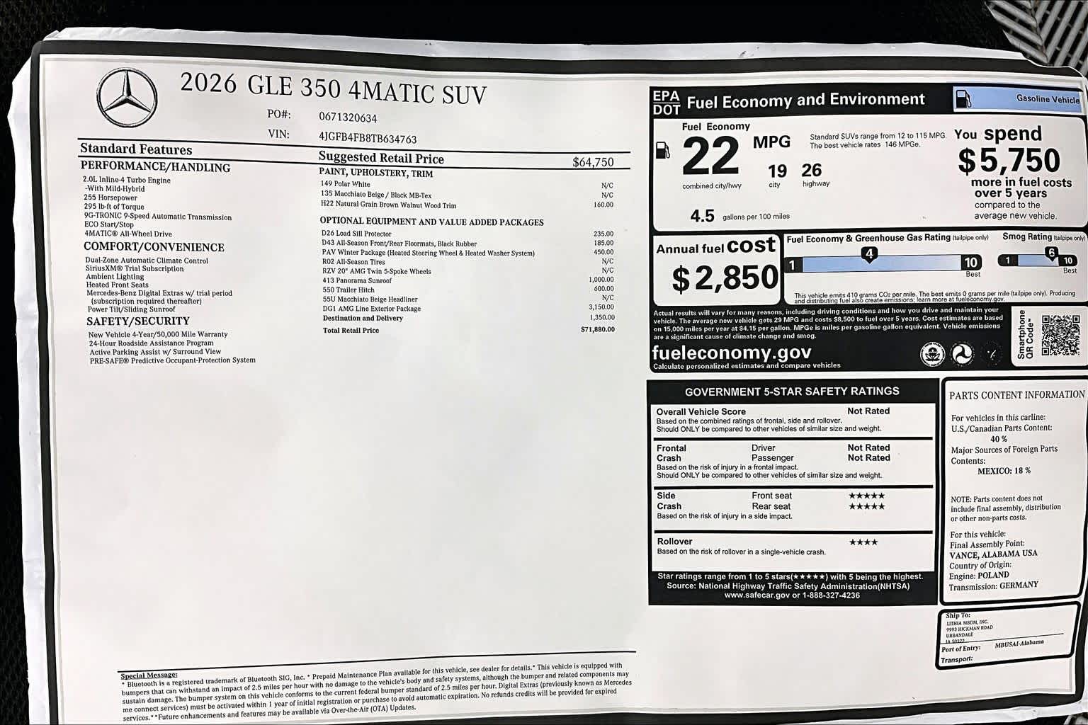 Thumbnail: 2026 Mercedes-Benz GLE - 26