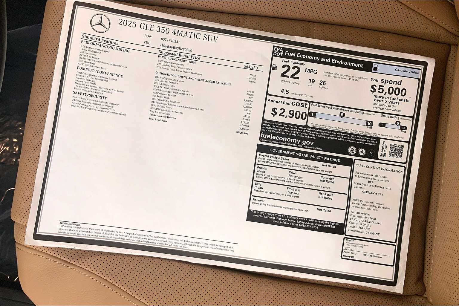 Thumbnail: 2025 Mercedes-Benz GLE - 26