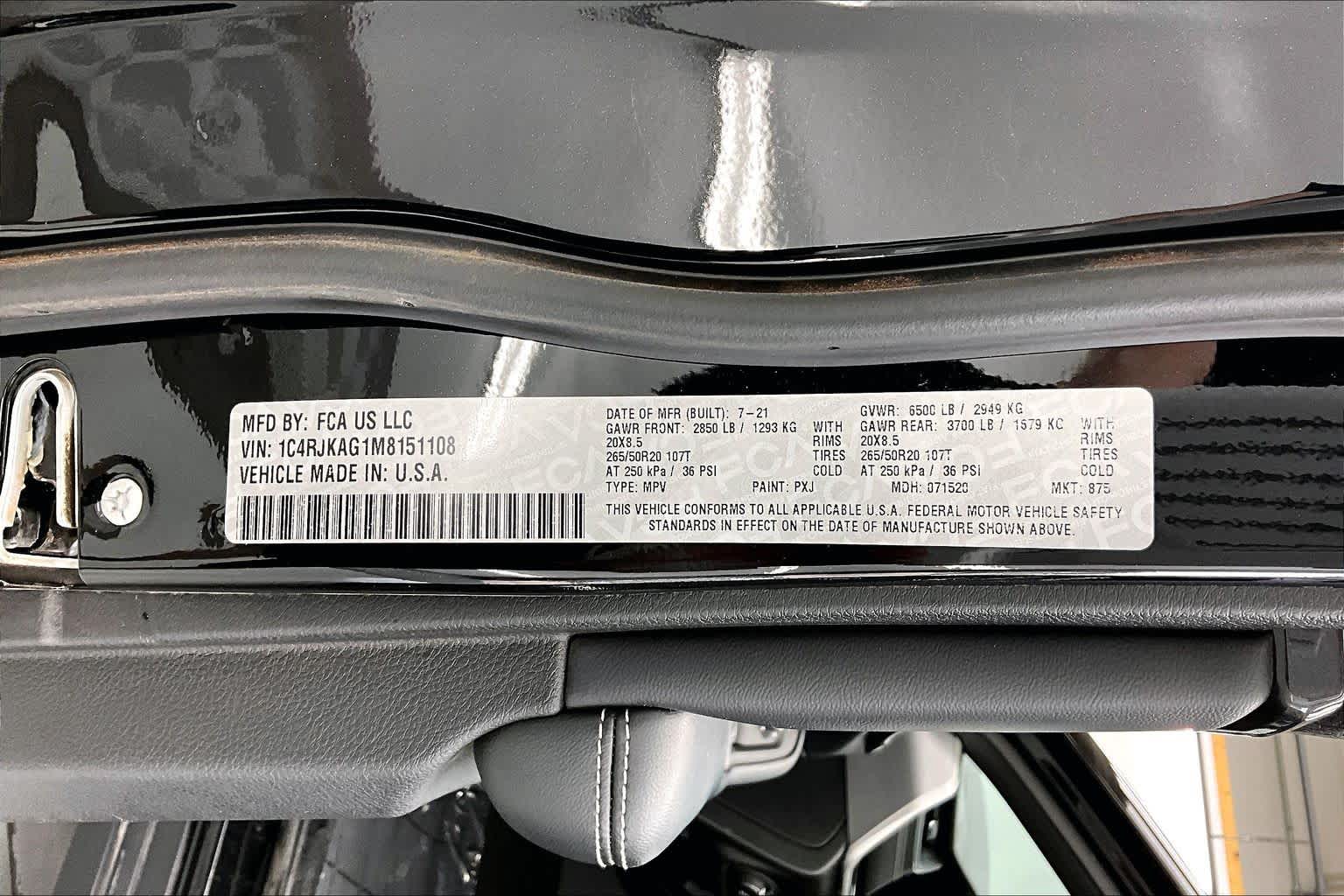 Thumbnail: 2021 Jeep Grand Cherokee L - 29