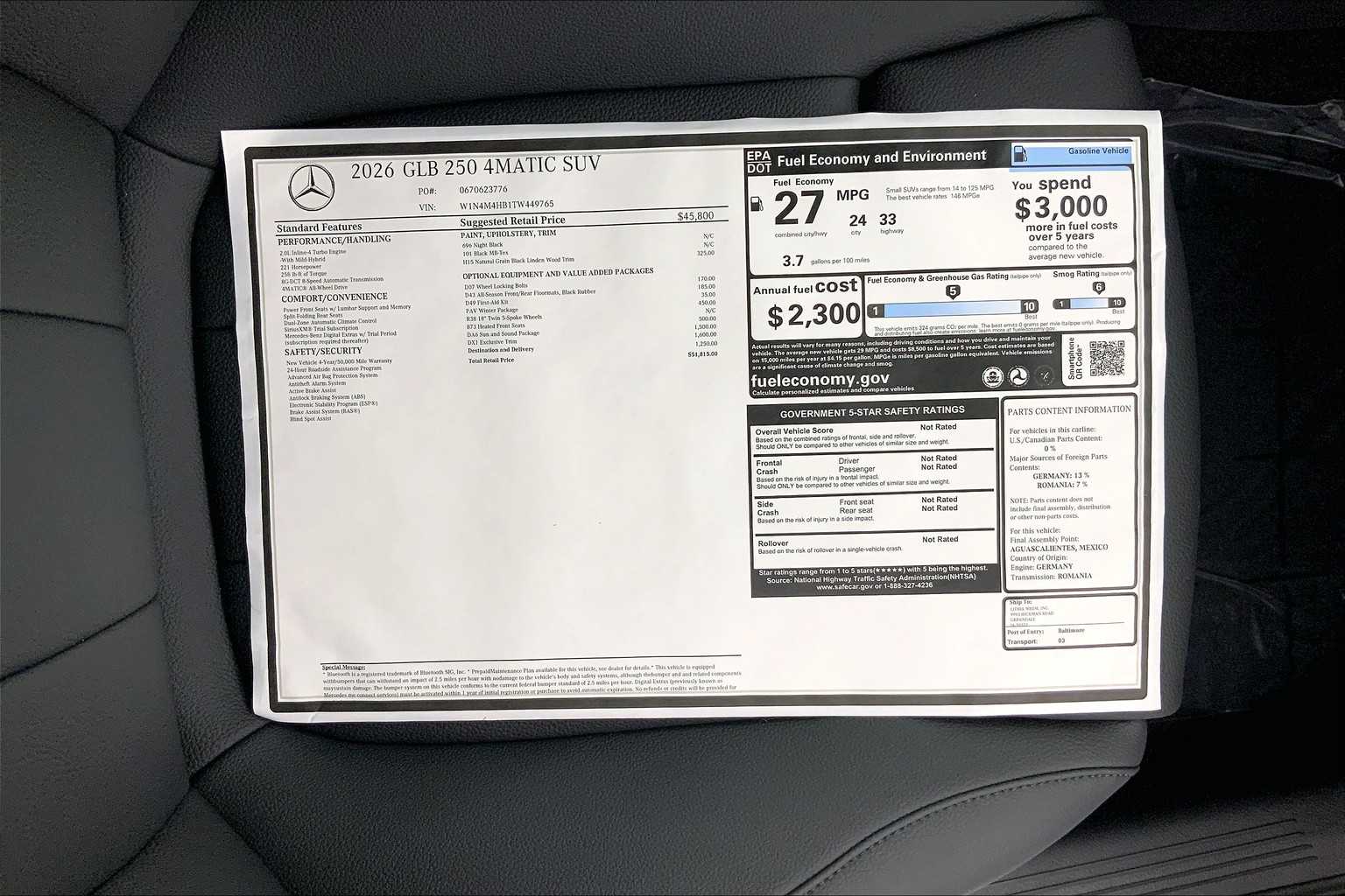 Thumbnail: 2026 Mercedes-Benz GLB - 26