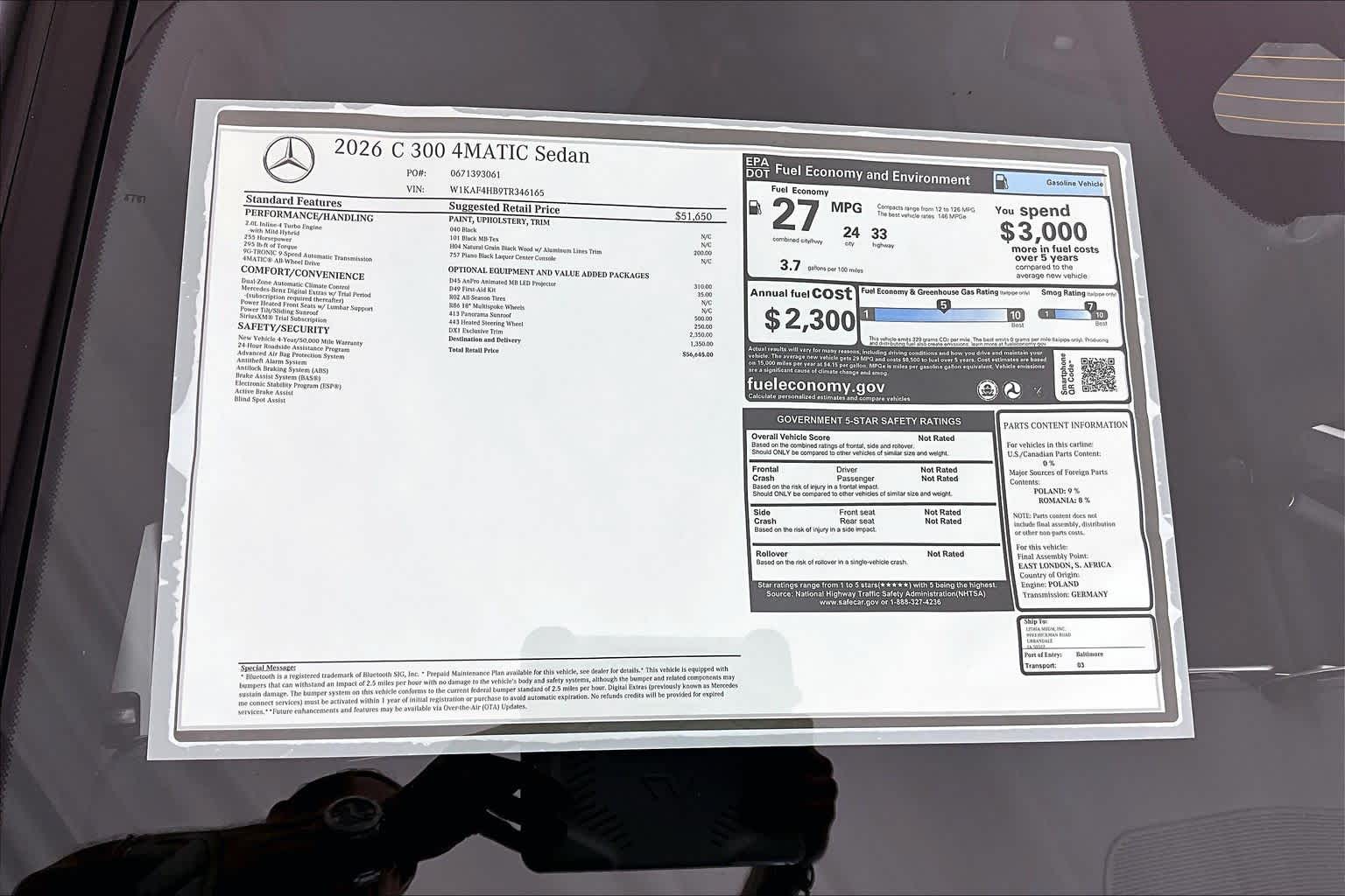 Thumbnail: 2026 Mercedes-Benz C-Class - 25