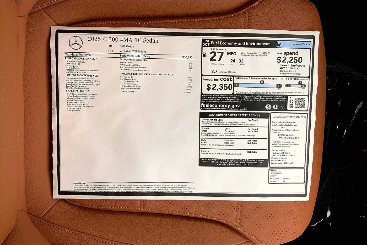 Thumbnail: 2025 Mercedes-Benz C-Class - 25