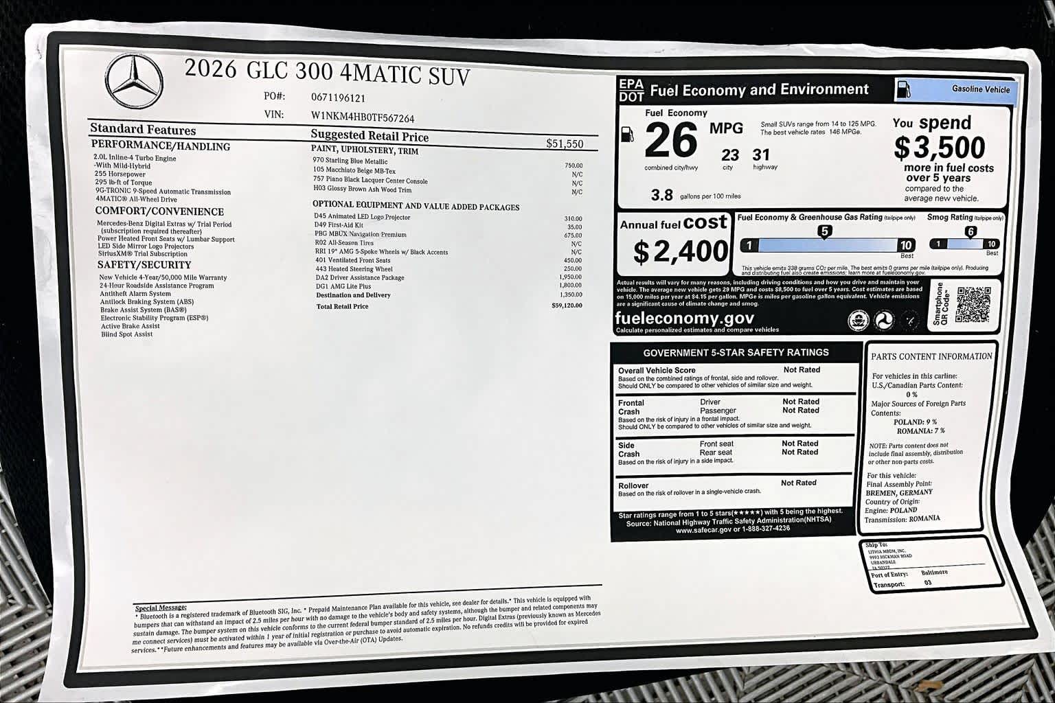 Thumbnail: 2026 Mercedes-Benz GLC - 26