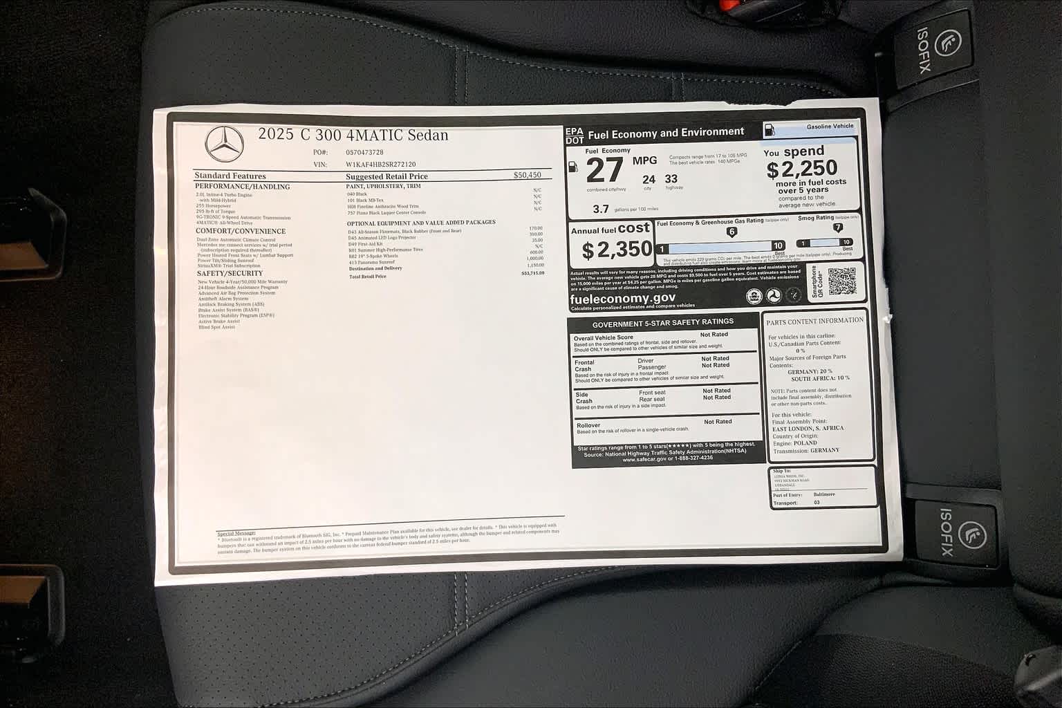 Thumbnail: 2025 Mercedes-Benz C-Class - 26