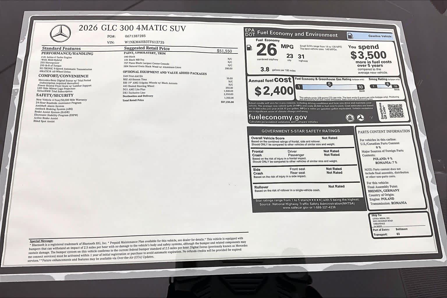 Thumbnail: 2026 Mercedes-Benz GLC - 25